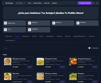 Gestión de menús sin esfuerzo